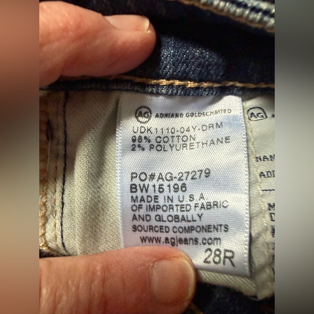 AG Adriano Goldschmied Women's Skinny Jeans - Dark Blue - Picture 7 of 9